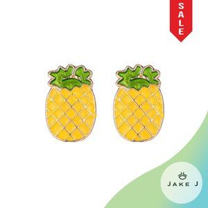 🍑Tropical Beach Summer Pineapple Stud Earrings One Size